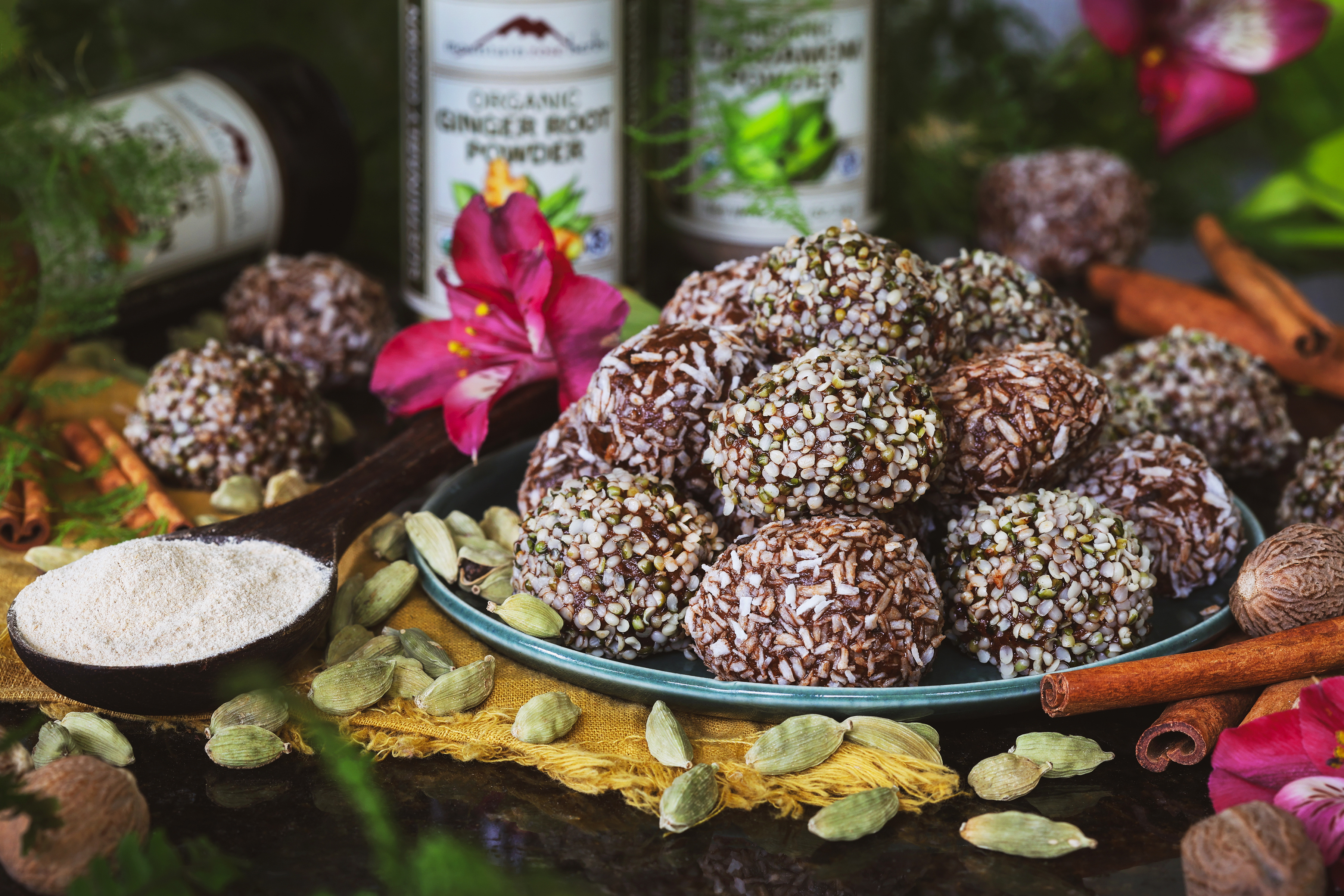 Chocolate & Ashwagandha Protein Bites